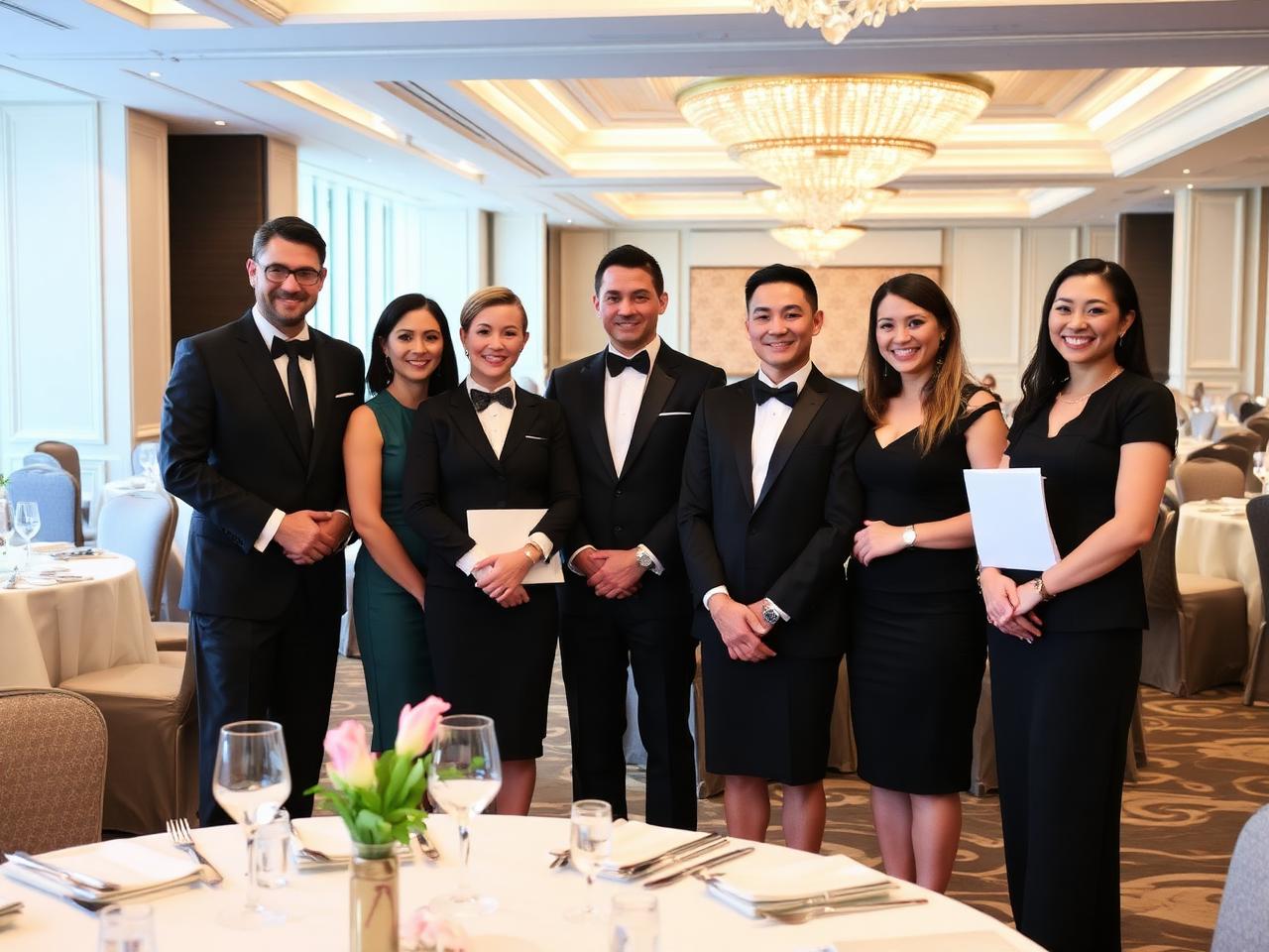 Luxury hospitality team